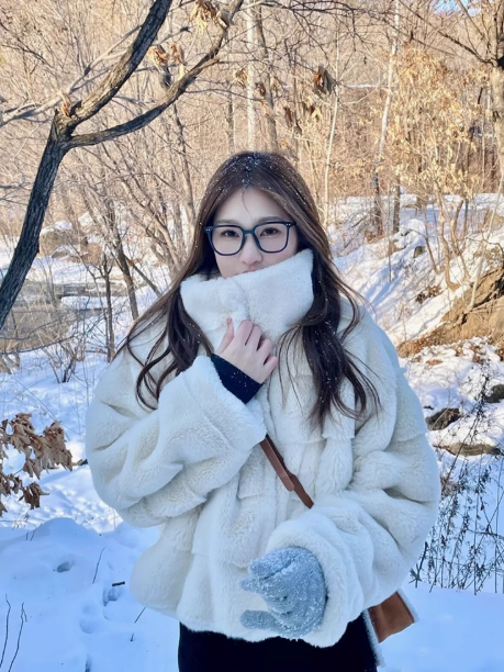 winter faux fur coat