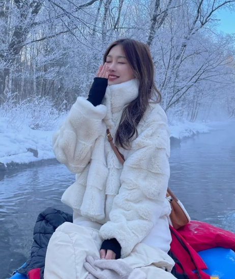 winter faux fur coat