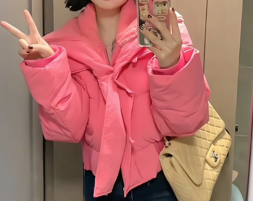 cropped cotton jacket