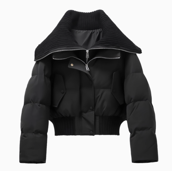 cropped cotton jacket