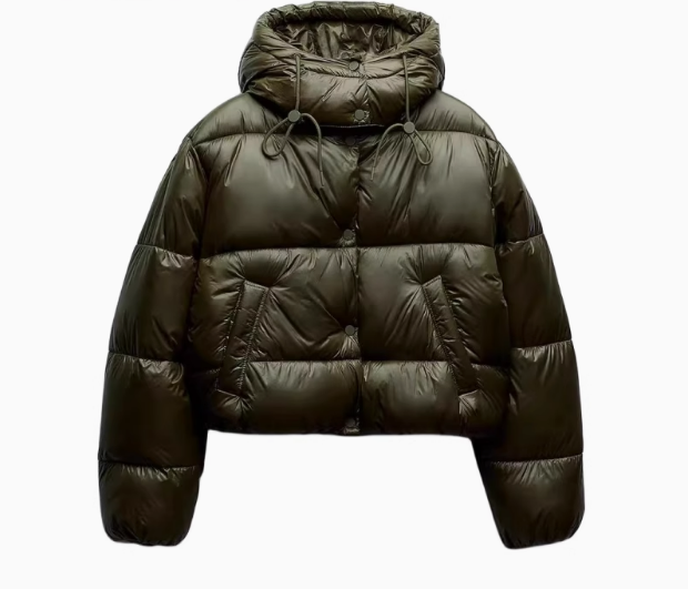 Pufferjacke mit Kapuze
